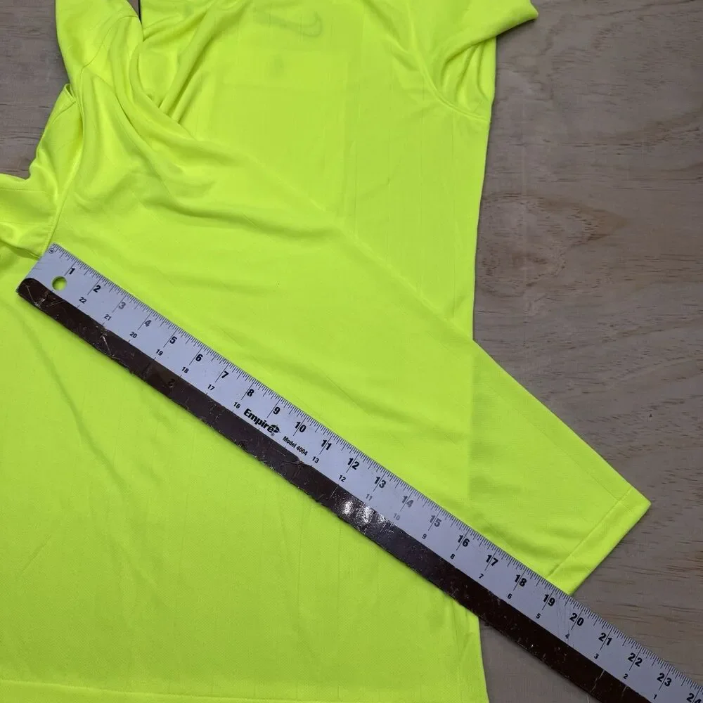 NEW Nike Dri-FIT Soccer Referee Jersey Shirt SLIM Fit Volt XL Mens DH8027-702 - Picture 15 of 15